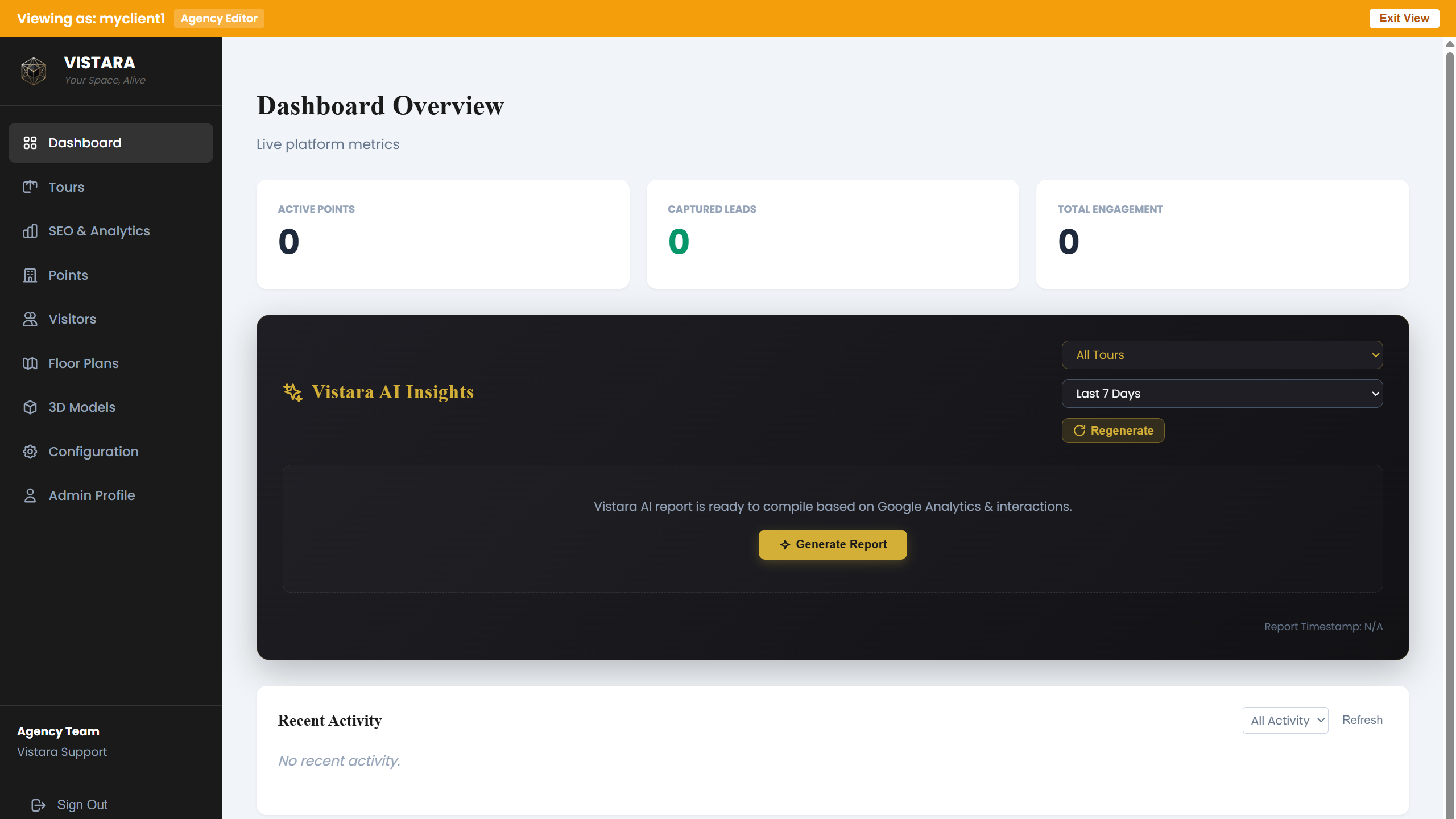 Fast Client Dashboard Setup